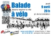 Flyer de la balade à vélo organisée le 9 avril 2015 à Dijon.